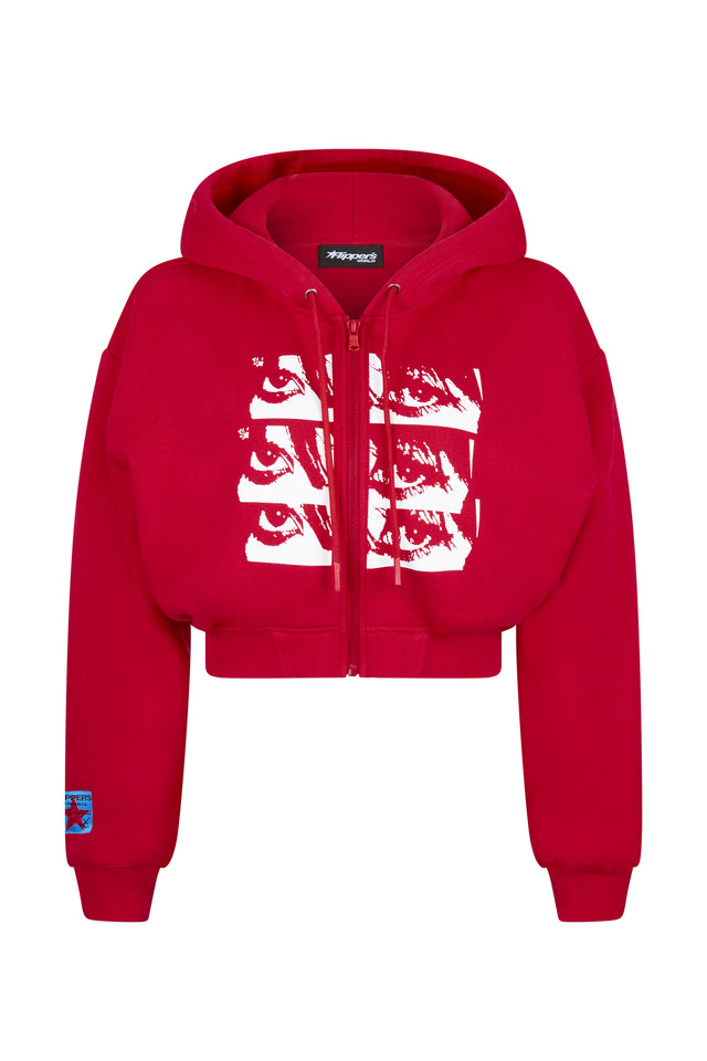 Watching You Zip Hoodie