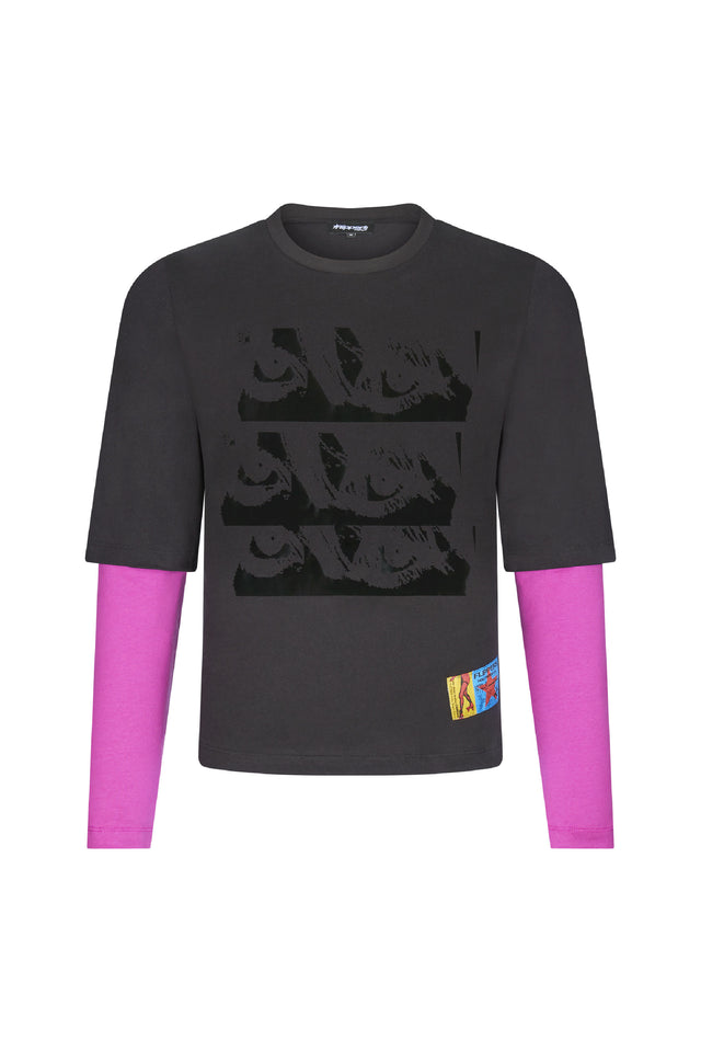 Double Layer Long Sleeve T-Shirt