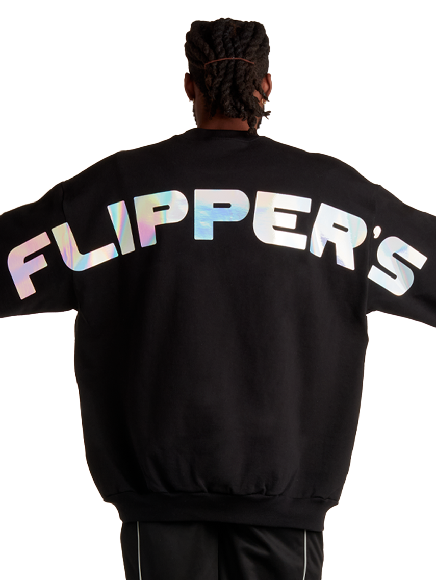 Usher x Flipper’s Halftime Crewneck Black