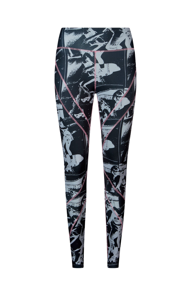 Front Page Color Block Leggings