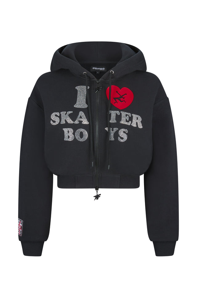 I Lover Skater Boys Zip Hoodie