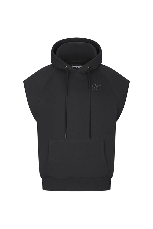 Star Eyes Sleeveless Hoodie